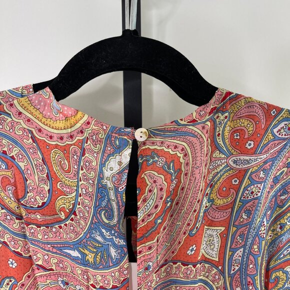 Molly Bracken Women's Multicolor Pink Isabelle Paisley Woven Jumpsuit Size S/XL - Picture 7 of 15